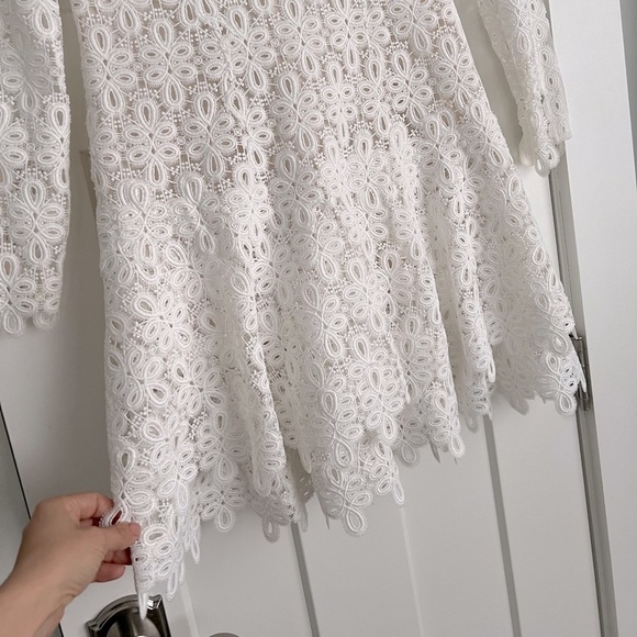 SIMKHAI Signature Joy Guipure Lace Mini Dress ASO Taylor Swift - Picture 7 of 15